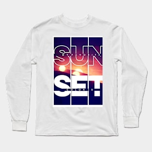 sun set Long Sleeve T-Shirt